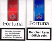 Cigarettes Fortuna Blue